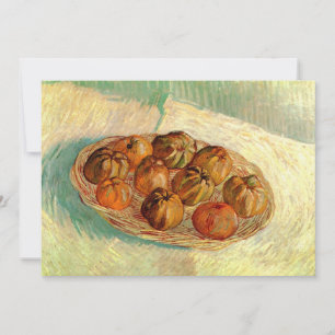 Korb mit Äpfeln für Pissarro von Vincent van Gogh Einladung