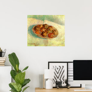 Korb mit Äpfeln für Pissarro von Vincent van Gogh Poster