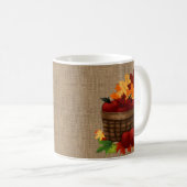 Korb mit Äpfeln Kaffeetasse (VorderseiteRechts)