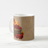 Korb mit Äpfeln Kaffeetasse (Vorderseite Links)