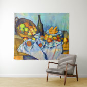 Korb mit Äpfeln von Cezanne Wandteppich (Beispiel (Horizontal))