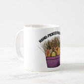 Korb mit drei Kürbis Kaffeetasse (Vorderseite Links)