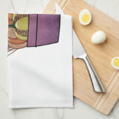 Korb mit drei Pumpen Geschirrtuch (Viertel Falte)