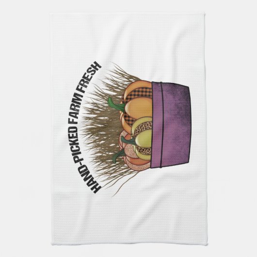 Korb mit drei Pumpen Geschirrtuch (Vertikal)