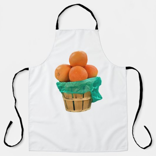 Korb mit Orangen Schürze (Vorderseite)