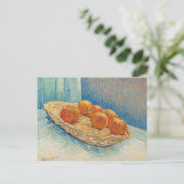 Korb mit Six Orangen Vincent van Gogh Postkarte (Stehend Vorderseite)