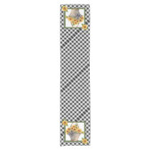 Korb mit Sonnenblumen kurze Tischdecke (Vorderseite)