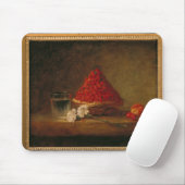 Korb mit Walderdbeeren, c.1761 Mousepad (Mit Mouse)