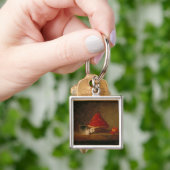 Korb mit Walderdbeeren, c.1761 Schlüsselanhänger (Hand)