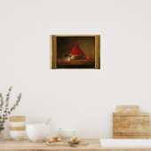 Korb mit Wilden Erdbeeren, c.1761 Poster (Küche)