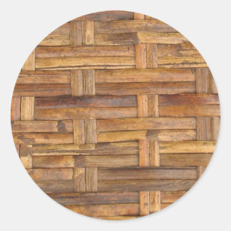 Korb Runder Aufkleber