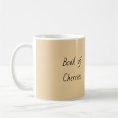 Korb Schale Kirschen Kaffeetasse (Links)