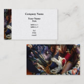 Korb und Thread - Platin Visitenkarte (Vorne/Hinten)