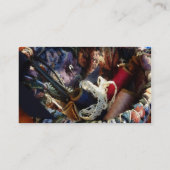 Korb und Thread - Platin Visitenkarte (Rückseite)