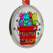 Korb vom entzückenden Deplorables Deplorables Silbernes Ornament (Rechts)