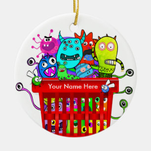 Korb von Deplorables, entzückendes bedauernswertes Keramik Ornament