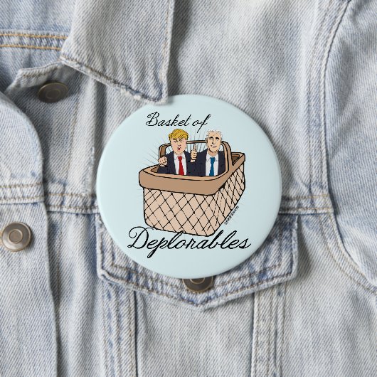 Korb von Deplorables - Trumpf-Pennys Button (Beispiel)