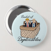 Korb von Deplorables - Trumpf-Pennys Button (Vorne & Hinten)