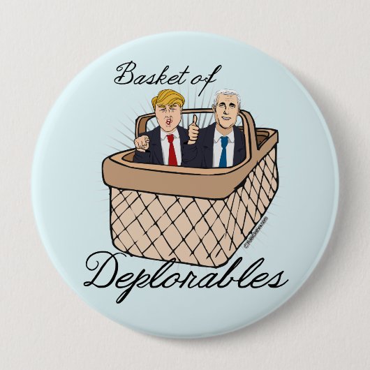 Korb von Deplorables - Trumpf-Pennys Button (Vorderseite)