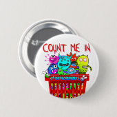 Korb von Deplorables, zählen mich herein Button (Vorne & Hinten)