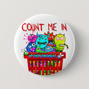 Korb von Deplorables, zählen mich herein Button