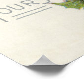 Korb von Holly Winterberry Poster (Ecke)