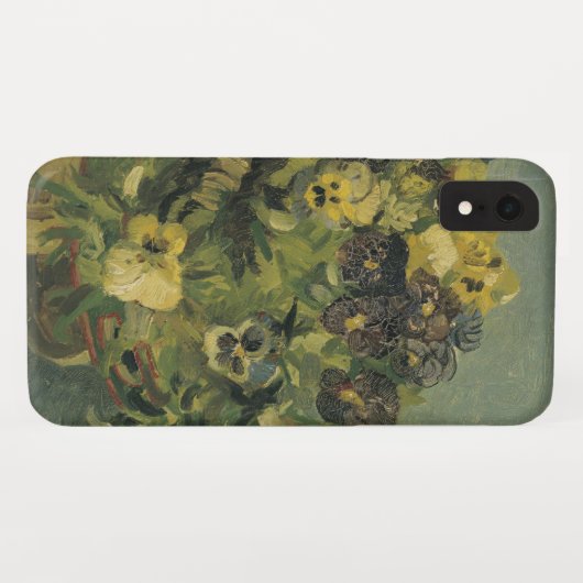 Korb von Stiefmütterchen Case-Mate iPhone Hülle (Rückseite (Horizontal))