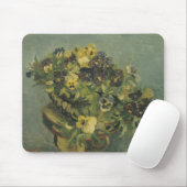 Korb von Stiefmütterchen Mousepad (Mit Mouse)