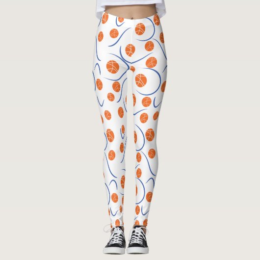 Korbball Inspiriert Leggings (Vorderseite)