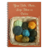 Körbchen aus dem GarnNotebook Notizblock (Vorderseite)