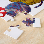 Körbchen aus Garnknitternadeln Crochet Craft Puzzle (Seite)