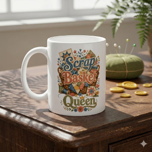 Körbchen Königin Quilter Cottagecore Kaffeetasse