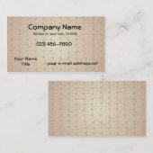 Körbchengewebe Visitenkarte (Vorne/Hinten)