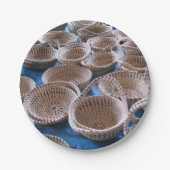 Körbe Charleston Sc Sweetgrass Pappteller (Vorderseite)