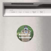 Körbe für Adorables: Adorable Hunde für Hillary Ma Magnet (In Situ (Geschirrspüler))