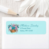 Körbe für Aquamarine Blaue und Lavendel-Blume (Insitu)