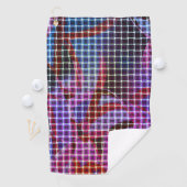 Körbe in dunkelrosa, blauen, lila Tönen Golfhandtuch (Insitu)