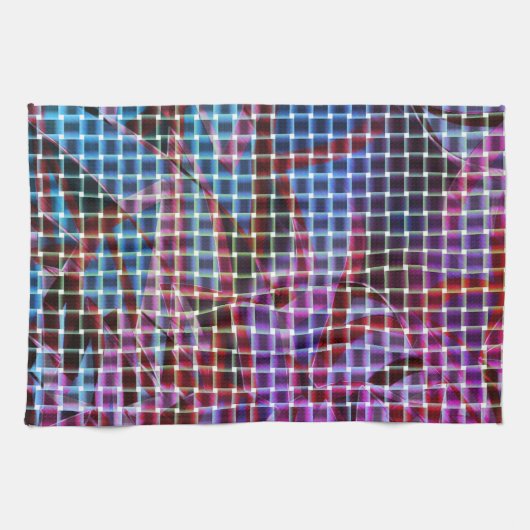 Körbe in dunkelrosa, lila, lila Tönen Geschirrtuch (Horizontal)