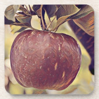 Körbe mit Äpfelmalerei auf Apfelbaum