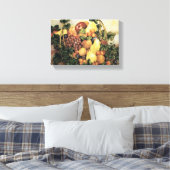 Körbe mit Fruchtfarben Leinwanddruck (Insitu (Schlafzimmer))