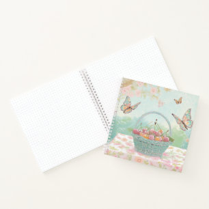 Körbe mit Kirschkugel Notizbuch