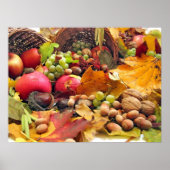 Körbe voller Herbst Poster (Vorne)
