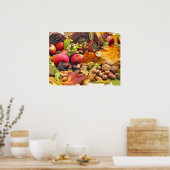 Körbe voller Herbst Poster (Küche)
