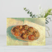 Körbe von Äpfeln nach Pissarro von Vincent van Gog Einladung (Stehend Vorderseite)