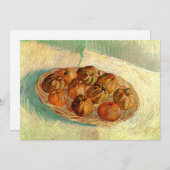 Körbe von Äpfeln nach Pissarro von Vincent van Gog Einladung (Vorne/Hinten)