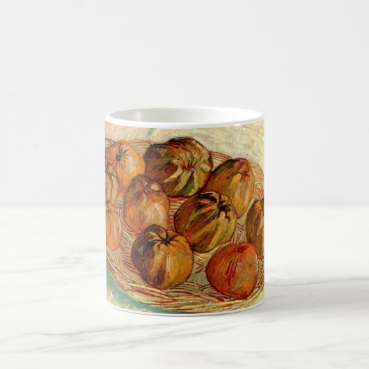 Körbe von Äpfeln nach Pissarro von Vincent van Gog Kaffeetasse (Mittel)