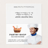 Körbe von Baguettes | KOCH Visitenkarten (Außenseite Aufgefaltet)