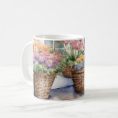 Körbe von Blume Kaffeetasse (Vorderseite Links)