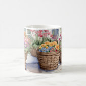 Körbe von Blume Kaffeetasse (Mittel)