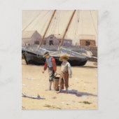 Körbe von Clams Winslow Homer Postkarte (Vorderseite)